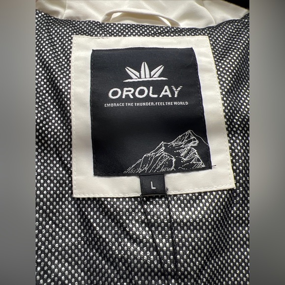Orolay Thickened Down Parka White Sz L - Picture 11 of 13